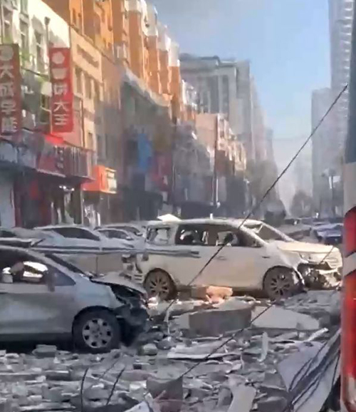 沈陽(yáng)一飯店燃?xì)獗ㄊ鹿? alt=