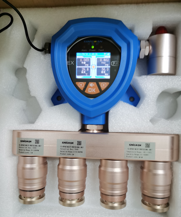 管道式多合一液氨泄漏氣體檢測(cè)儀