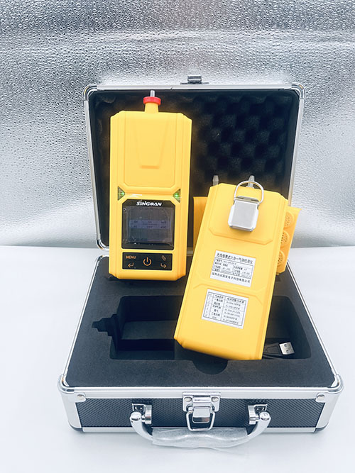 便攜式六合一氣體檢測儀示意圖 便攜式六合一氣體檢測儀示意圖