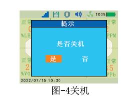 便攜式六合一氣體檢測(cè)儀關(guān)機(jī)提示 便攜式六合一氣體檢測(cè)儀關(guān)機(jī)提示
