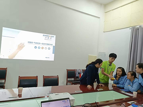 深國安技術人員現場技術指導