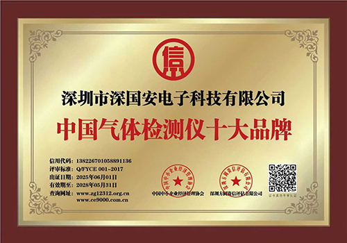 中國(guó)氣體檢測(cè)儀十大品牌